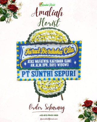 Papan Bunga Duka di Aek Habil