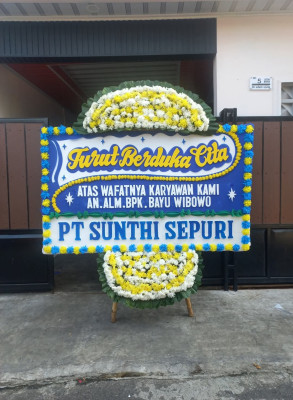 Papan Bunga Duka di Aek Habil