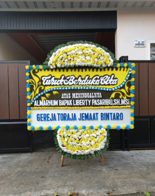 Papan Bunga Duka di Aek Habil