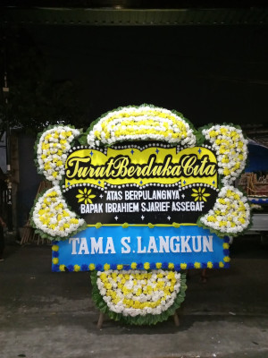 Papan Bunga Duka di Aek Habil